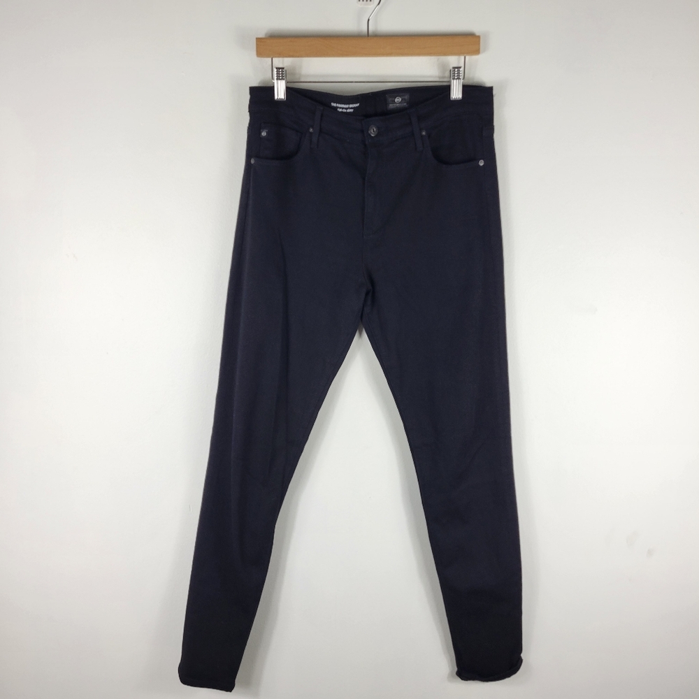 AG Adriano Goldschmied Farrah High Rise Skinny Jeans Black